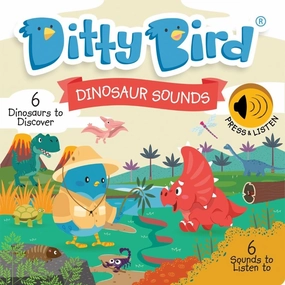 Ditty Bird Dinosaur Sounds Musical Book