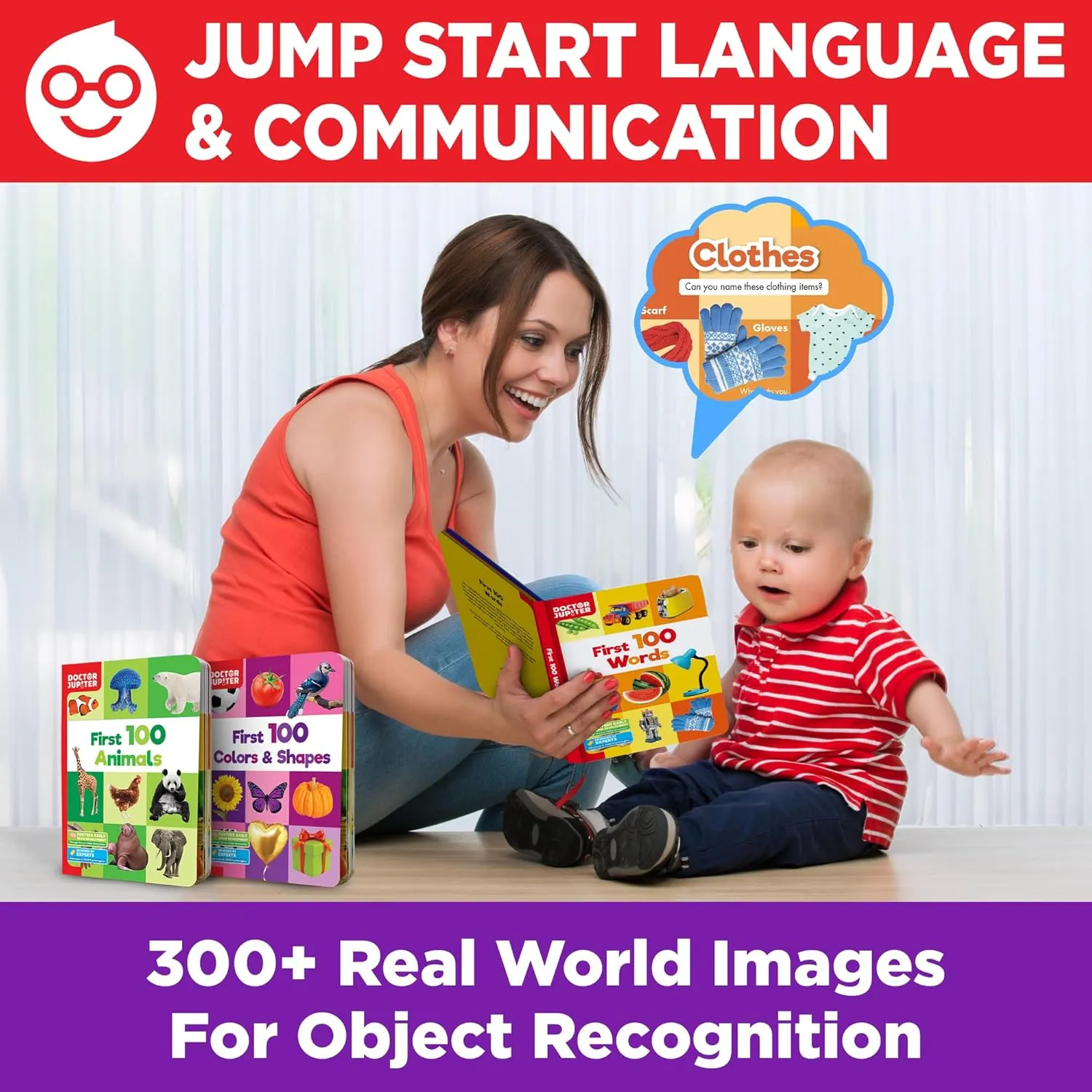 Doctor Jupiter My Big Box of Learning | Toys for Toddlers Ages 1-2-3 | Toddler Learning & Educational Activities for 1  Year Old Boys & Girls | Gift Ideas for Birthdays
