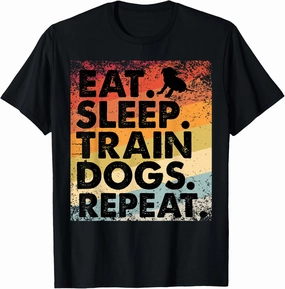 Dog Commands Obedience Training apparel Funny Dog Trainer T-Shirt