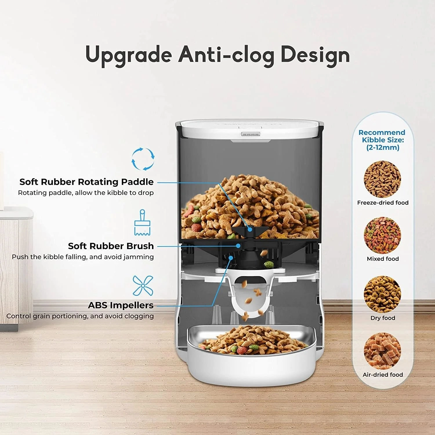 Dogness F12 Cube Programmable Feeder 4L – White