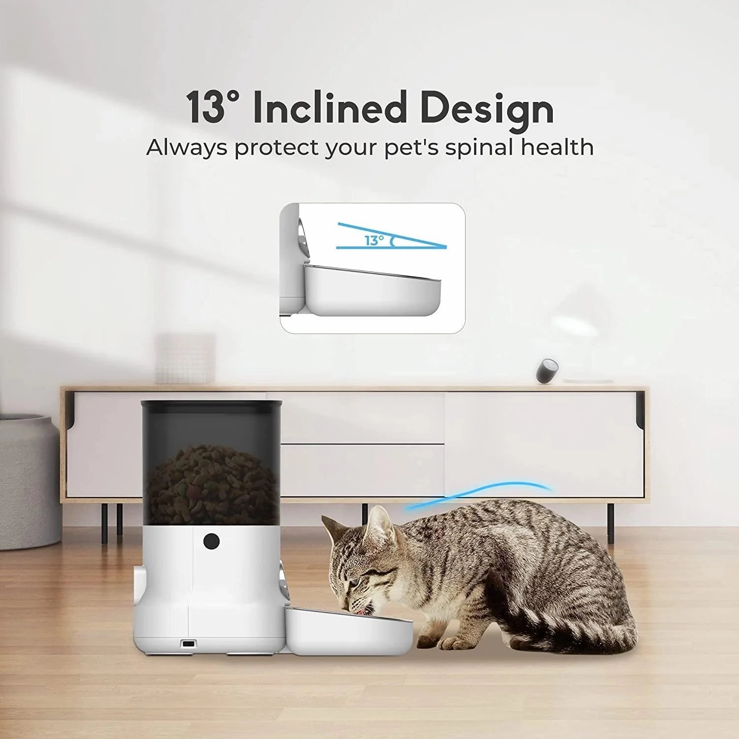 Dogness F12 Cube Programmable Feeder 4L – White
