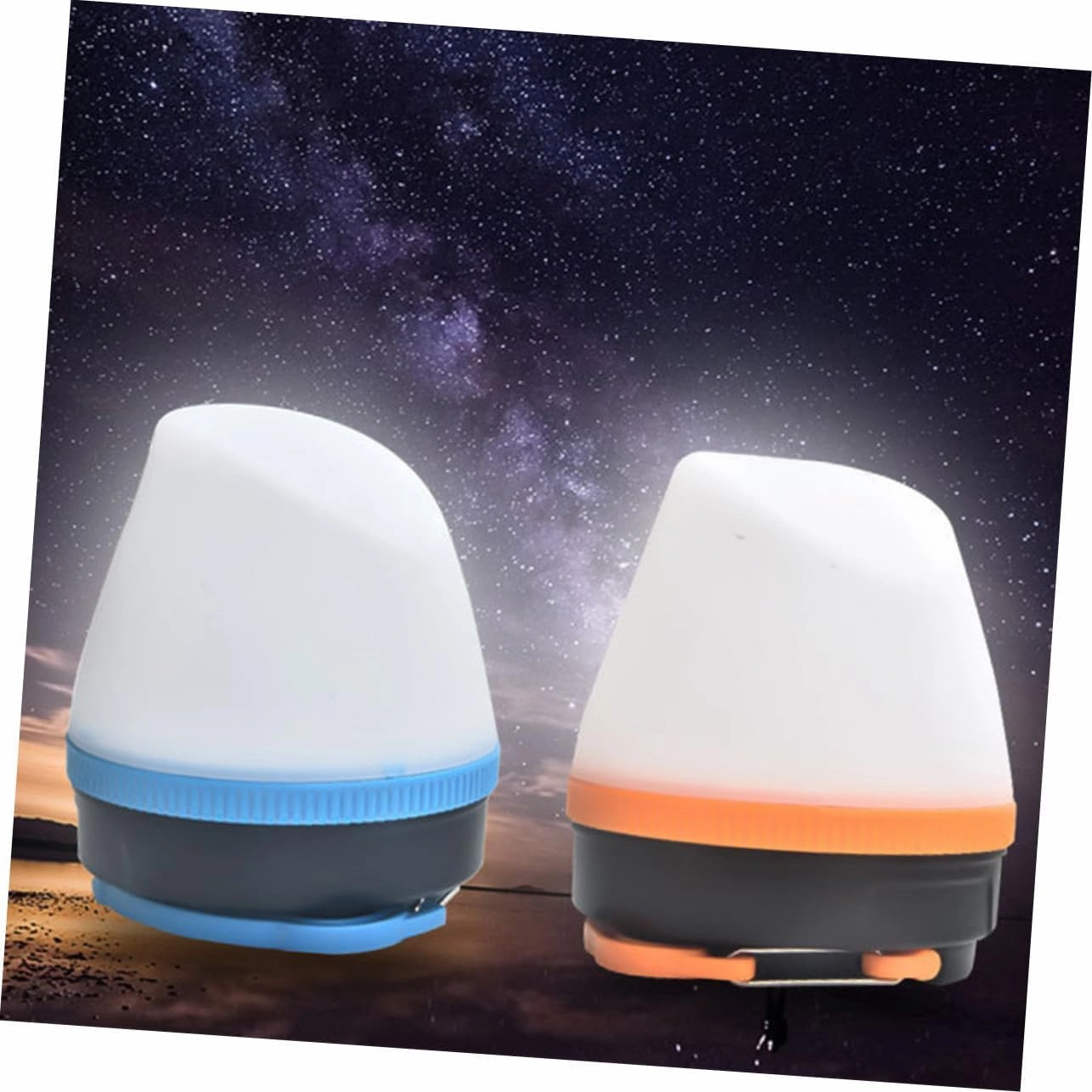 DOITOOL 3pcs Night Light Nightlight Portable Lantern Led Tent Led Camping Lamp Tent Lights Glare Flashlight