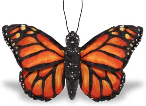 DolliBu Orange Butterfly Stuffed Animal - Huggable Butterfly Plush, Adorable Playtime Stuffed Plush Toy, Cute Wildlife Animal Cuddle Gifts, Super Soft Plush Doll Animal Toy for Kids, Adults - 12 Inch