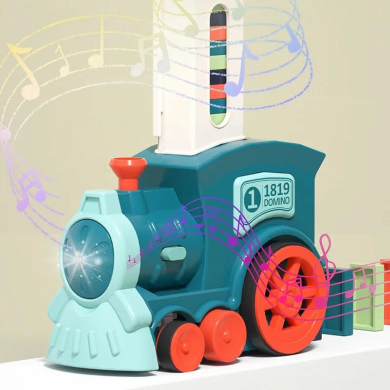 DominoTrain- Kids Domino Train Car Set