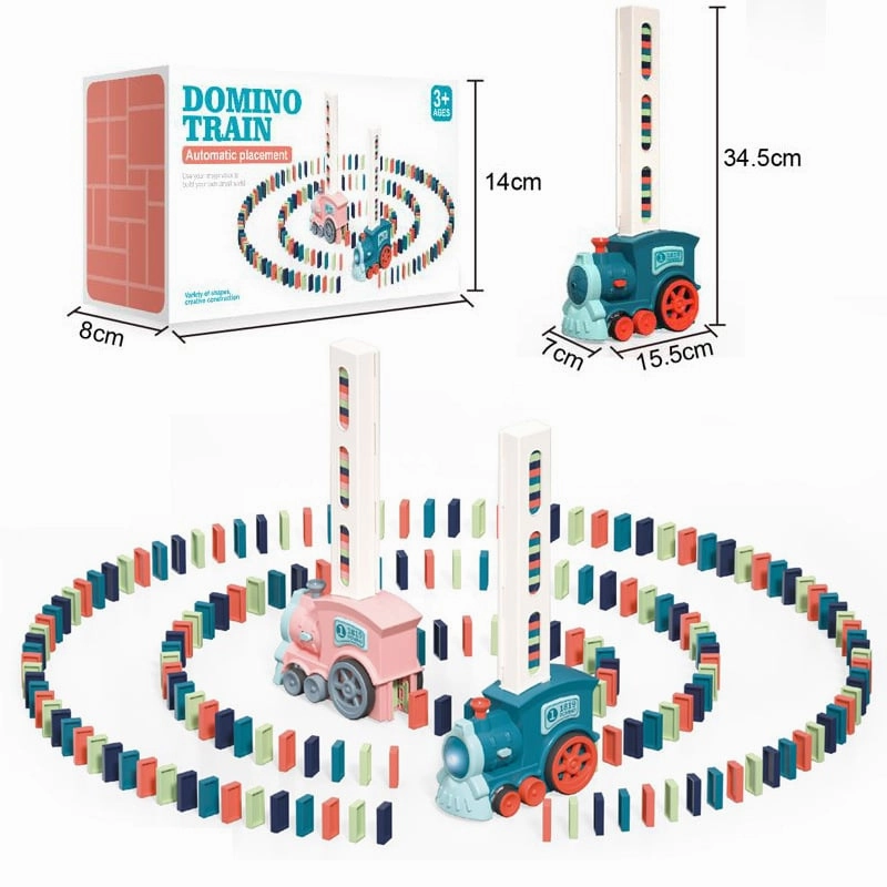 DominoTrain- Kids Domino Train Car Set