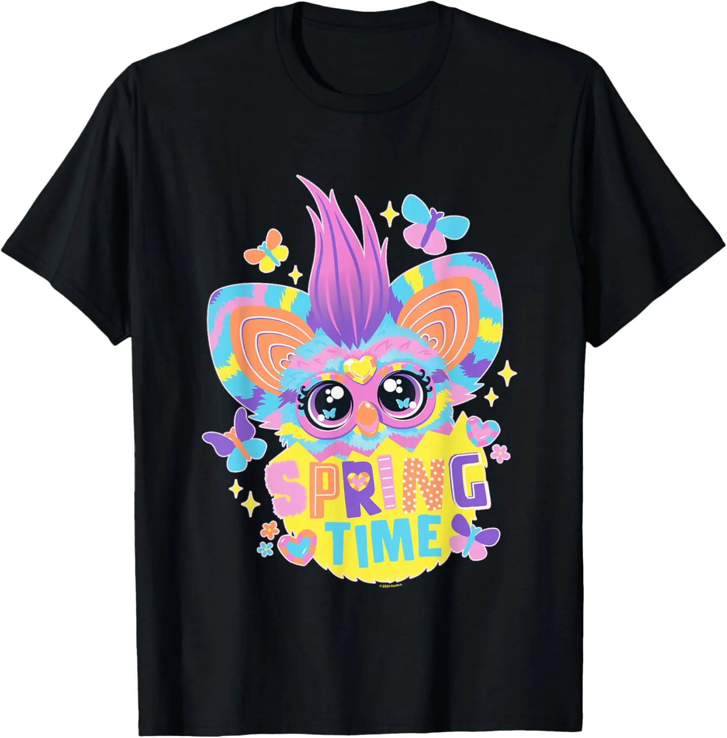 Easter Spring Time Cute Furby Hatching From Egg T-Shirt