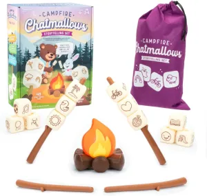 Educational Insights Campfire Chatmallows™ – Creative Story Cubes & Social Skills Activities, Conversation Starter Games, Interactive Storytelling and Sequencing Set for Imaginative Kids Ages 4 