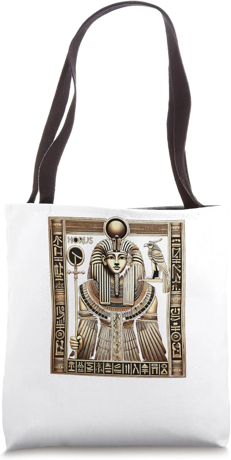 Egypt Tefnut Goddess of Moisture Rain Sun Disk Art Tote Bag