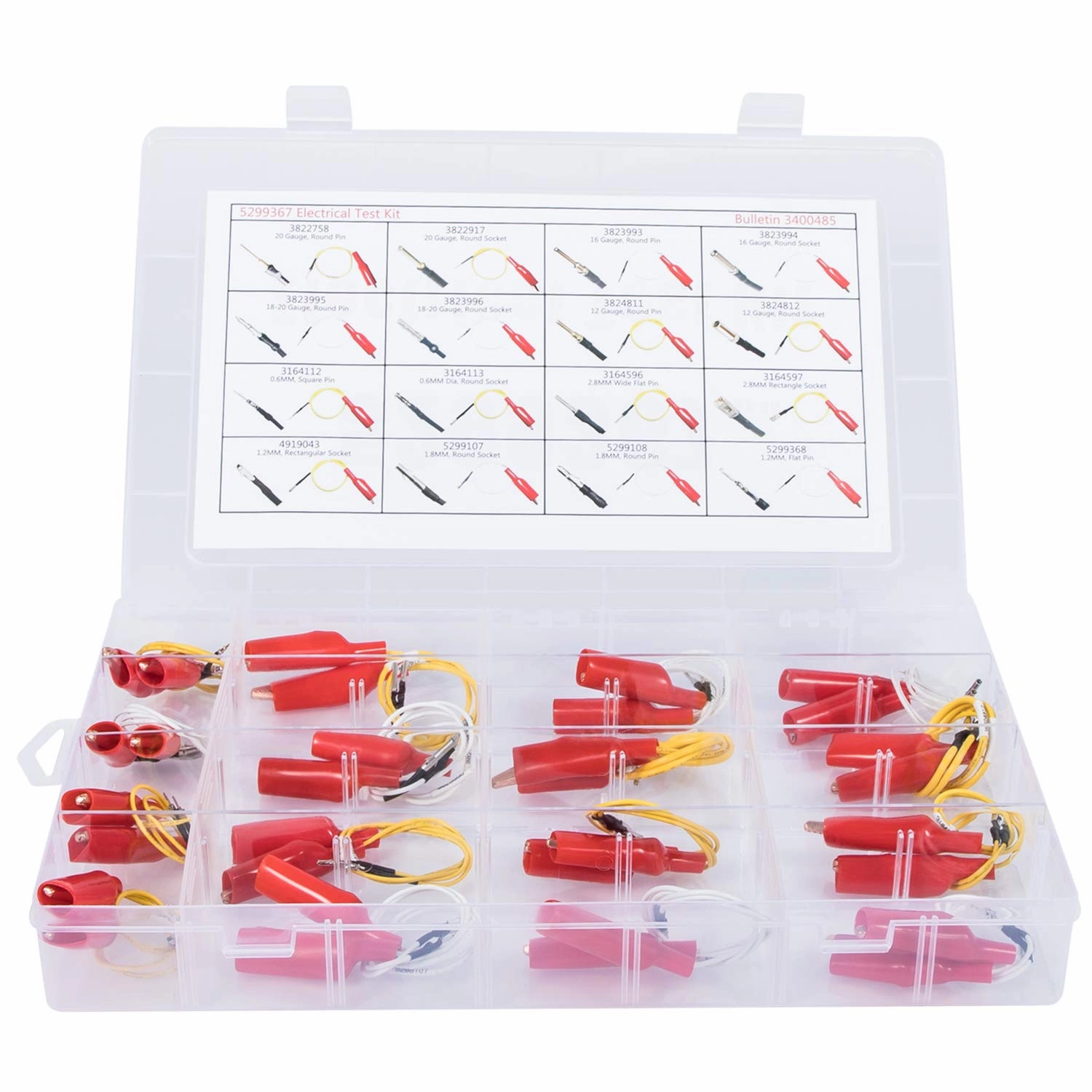 Electrical Test Lead Kit 16 Pcs Electrical Terminal Kit 5299367 for Cummins Circuit Connector