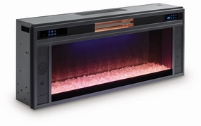 Entertainment Accessories Black Fireplace Insert