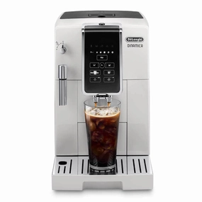 Espresso & Coffee Automatic White Luxurious Machine, Dinamica Iced DeLonghi High-demand