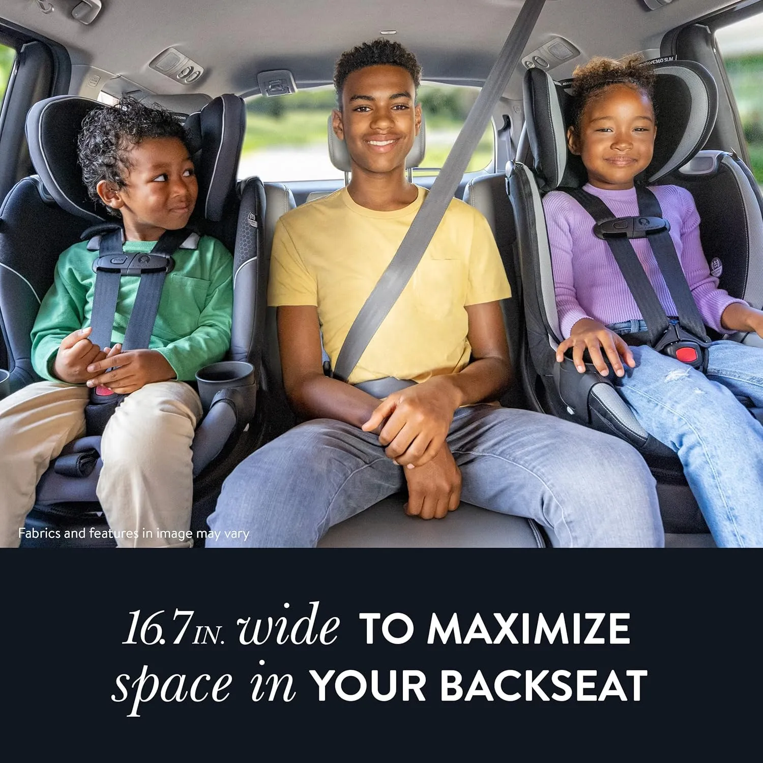 Evenflo Gold Revolve360 Slim 2-in-1 Rotational Car Seat with SensorSafe (Amethyst Purple)