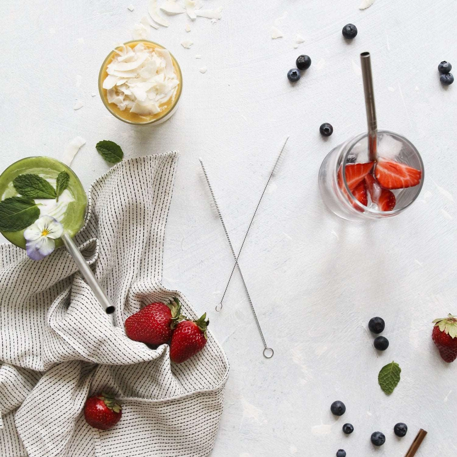 Ever Eco Reusable Straw Cleaning Brush Set