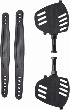 Exercise Bike Pedal with Strap Workout Device Anti Skid Reusable Multipurpose Replacements Pedal for Gym Fitness Centre Home