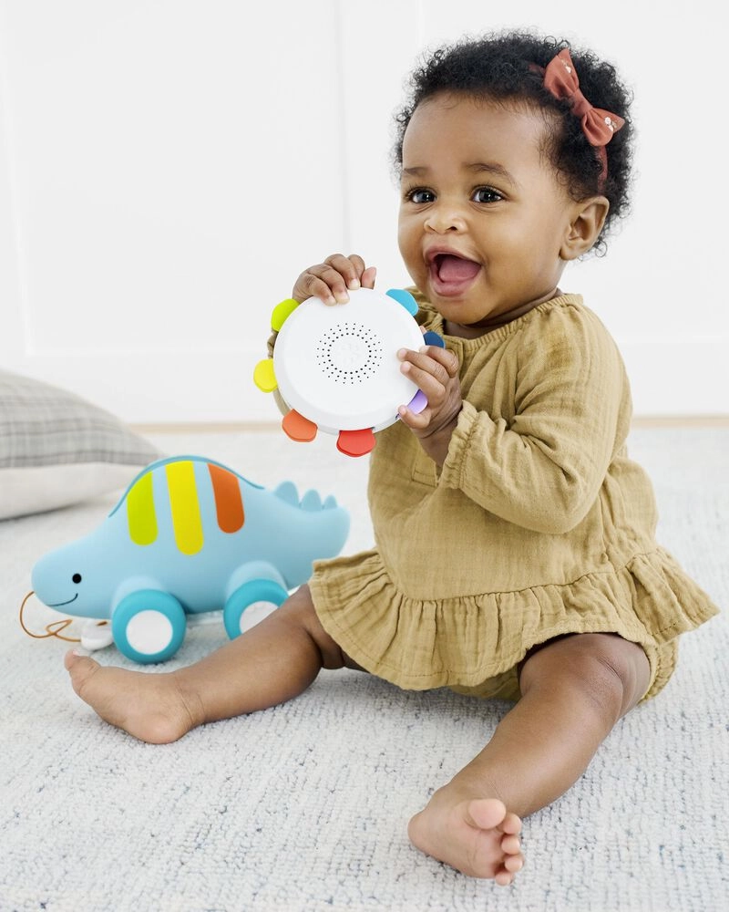 Explore & More 3-in-1 Baby Musical Pull Toy Dinosaur
