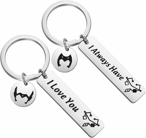 FAADBUK Catradora Couple Keychain Heart of Etheria Gift She-R and The Princesses of Powe Future Catra and Adora