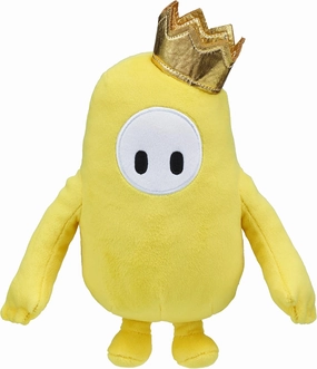 FALL GUYS Moose Toys Original Yellow Bean Skin Official Collectable 8" Cuddly Deluxe Plush Toy from The Ultimate Knockout Video Game – 5 Characters to Collect Series 1g, Multicolor, (62589)