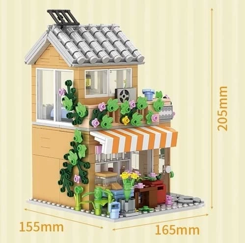 Family Holiday Friends House Modular Toy Building Blocks Bricks Set | General Jim's Toys