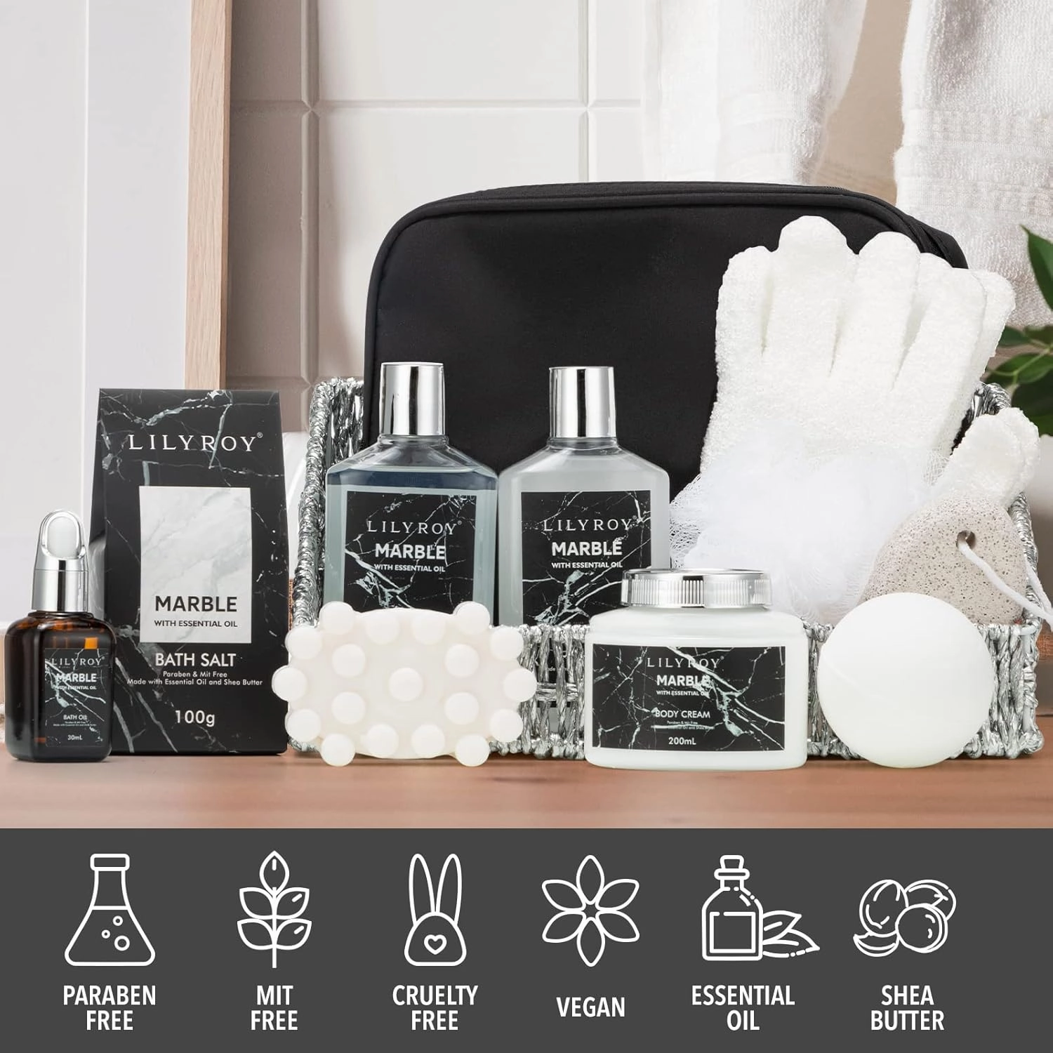 Fathers Day Gifts for Men Dad - 10-Piece Ultimate Bath & Body Gift Set for Women, Spa Gift Basket, Spa Collection with Bath Bomb | Mother's Day, Christmas, Birthday Gifts, All Occasion Holiday Present