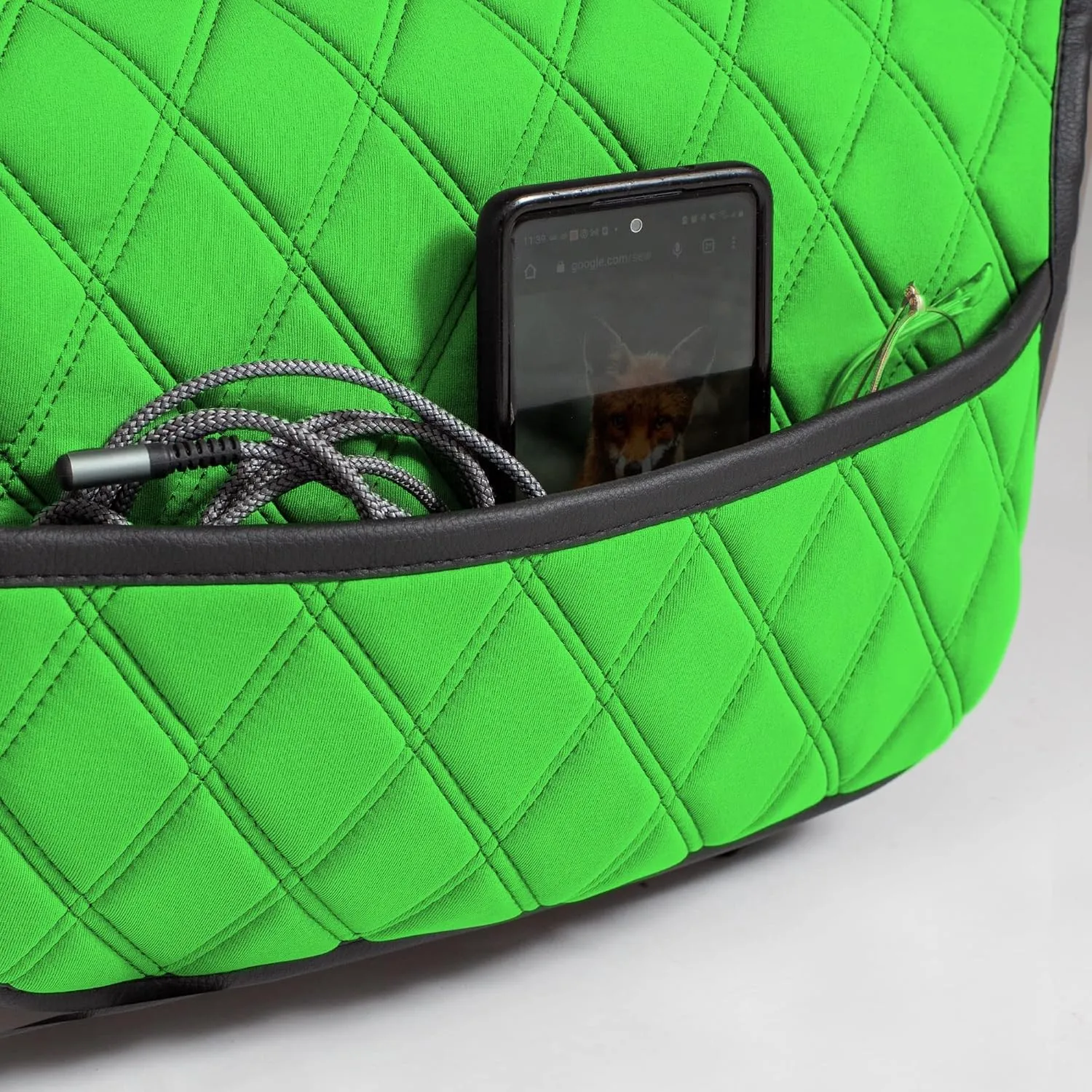 FH Group Car Seat Cover Cushion - 2 Pack Seat Covers for Cars Trucks SUV, Neosupreme Car Seat Cushions, Waterproof Car Seat Cover Cushion, Universal Fit Car Seat Protector Front Set Green