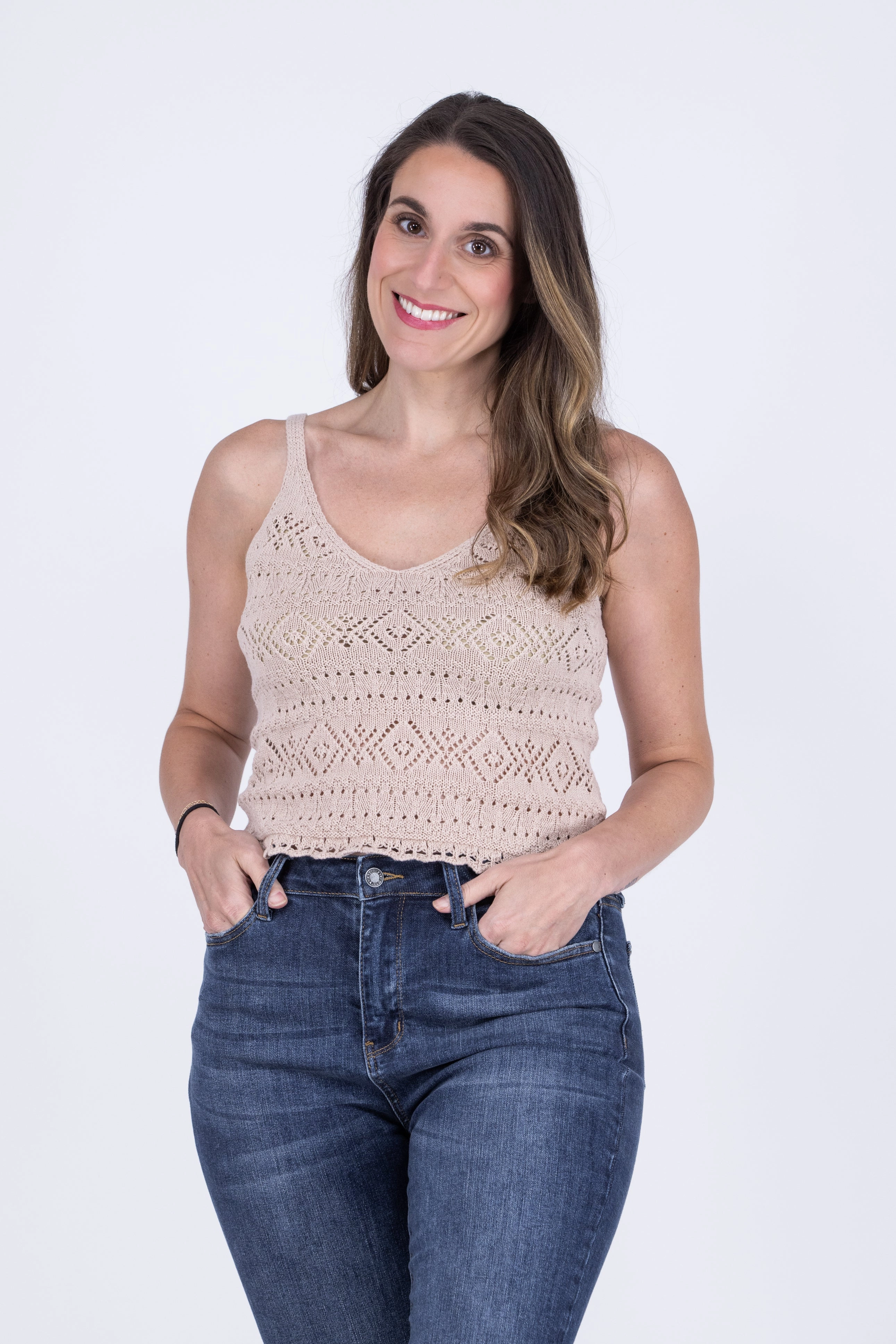 Figure 8 Women's Lightweight V-Neck Tank Top *Final Sale*