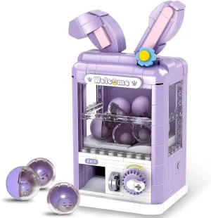 Finger Rock Easter Creator Animal Rabbit Toy Building Set, Cute Easter Vending Machine Building Blocks Set, Easter Gifts for Friends Girl Kid 6 , 429 PCS, 8 Eggs