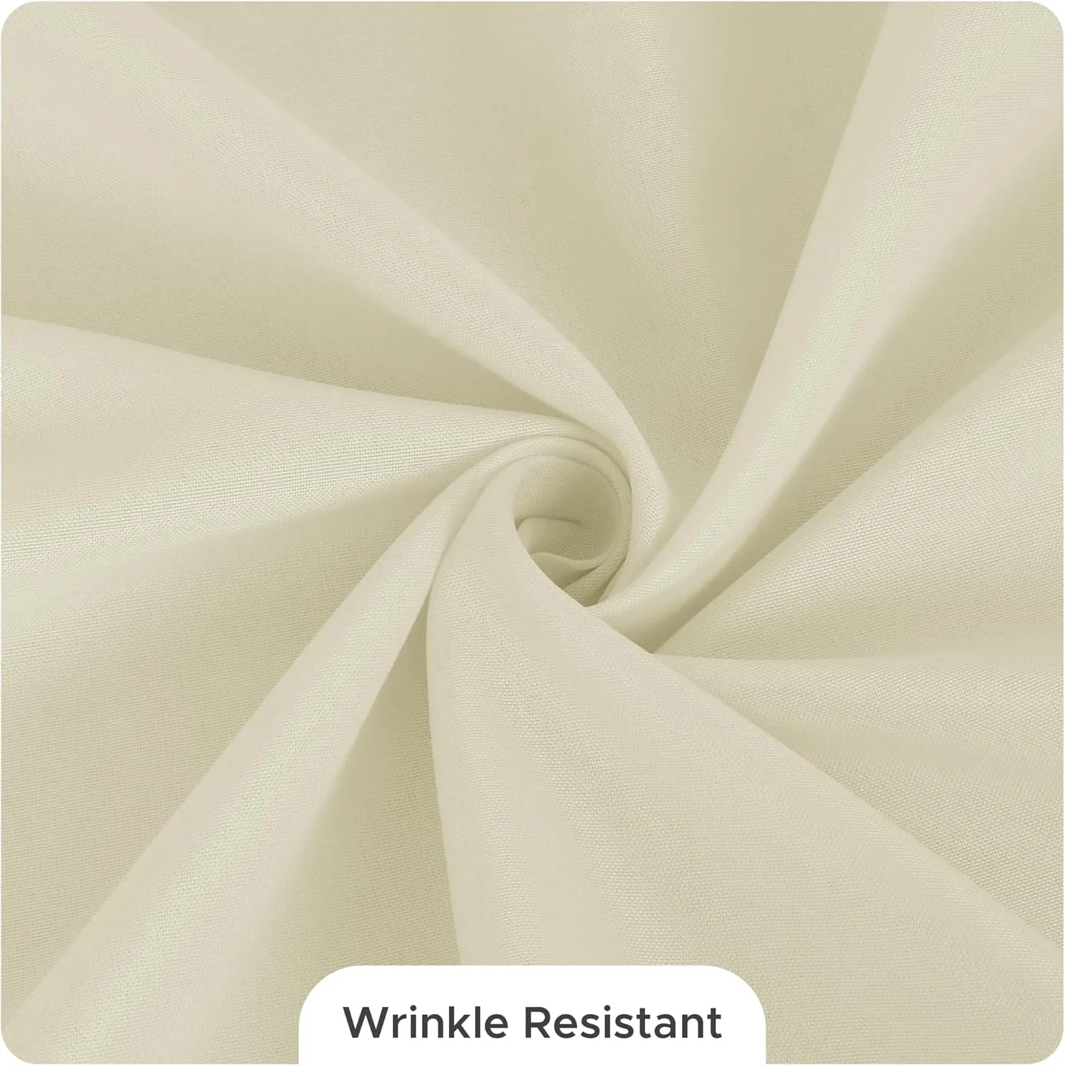 Fitable 8 Pack Table Cloth Rectangle Table: Stain and Wrinkle Resistant Tablecloth Rectangular, Washable Polyester Table Cover for Wedding Party Dining Banquet Event Catering(Ivory, 70x120 Inch)