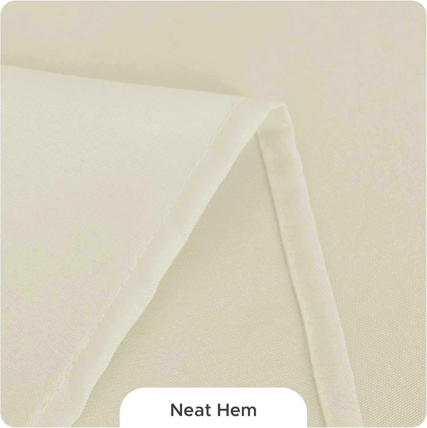 Fitable 8 Pack Table Cloth Rectangle Table: Stain and Wrinkle Resistant Tablecloth Rectangular, Washable Polyester Table Cover for Wedding Party Dining Banquet Event Catering(Ivory, 70x120 Inch)