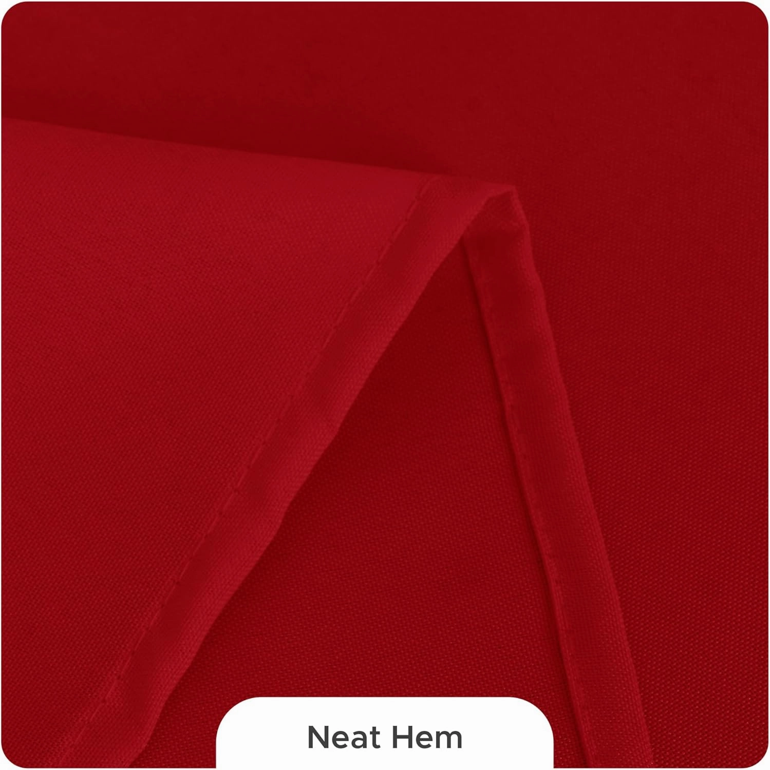 Fitable 8 Pack Round Tablecloths: Stain Resistant Wrinkle Free Circle Table Clothes, Washable Reusable Polyester Table Covers for Wedding Party Birthday Banquet Reception(Red, 120 Inch)