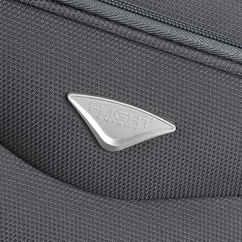 Flight Knight Lightweight 4 Wheel 800D Soft Case Suitcases Maximum Size for Virgin Atlantic, Delta Airlines Cabin Carry On Hand Luggage Approved for 67 Airlines Including easyJet, BA & Many More!