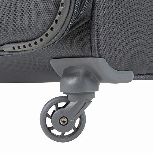 Flight Knight Lightweight 4 Wheel 800D Soft Case Suitcases Maximum Size for Virgin Atlantic, Delta Airlines Cabin Carry On Hand Luggage Approved for 67 Airlines Including easyJet, BA & Many More!