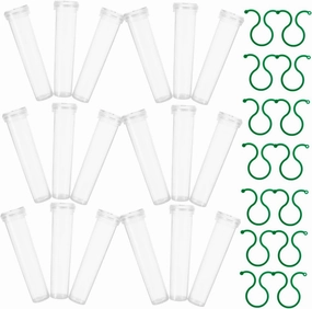 Flower Moisturizing Tube Set 1 Set of Plastic Floral Water Tubes for Fresh Flowers Easy to Use 6 Pack