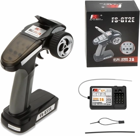 Flysky FS-GT2E AFHDS 2A 2.4ghz 2CH Radio System Transmitter for RC Car Boat with FS-A3 Receiver