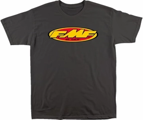 FMF The Don T-Shirt Charcoal Large Gray Charcoal