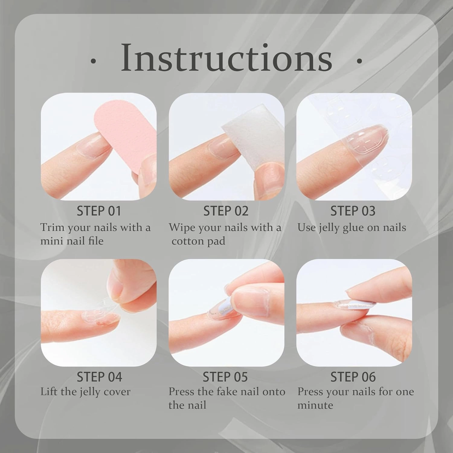 French Tip Press On Nails Long Stiletto,10 Pcs Pre Designed Acrylic Fake Nails Press Ons Nature Stick On Nails for Wedding/Daily Wear,Luxury Glue On Nails with 3D Rhinestone (S, 039)