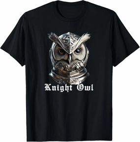 Funny Pun for Men Knight Night Owl Nocturnal Adults Women T-Shirt
