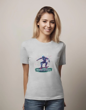 Futuristic Robot Skate Design | Classic T-Shirt (Unisex)