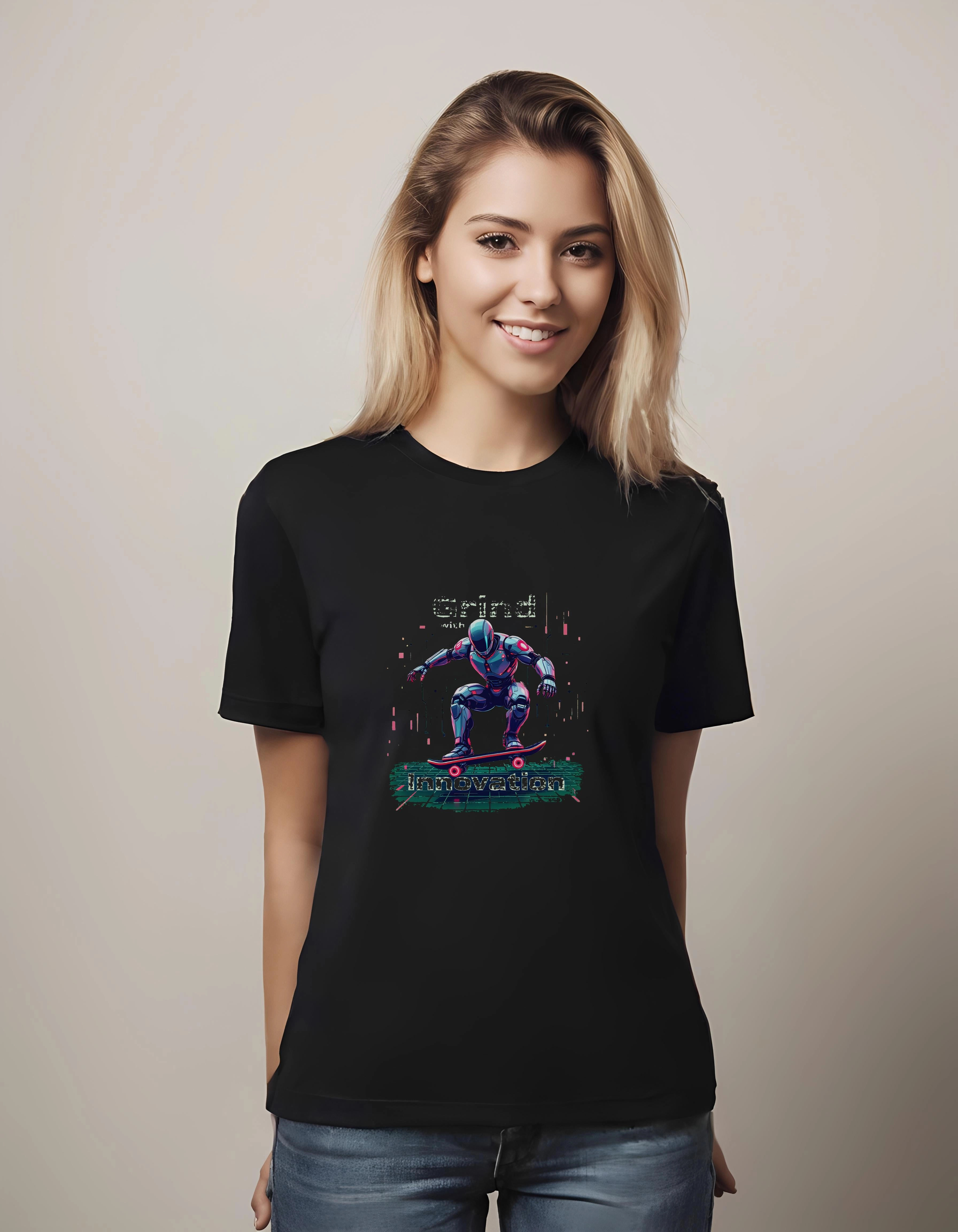 Futuristic Robot Skate Design | Classic T-Shirt (Unisex)