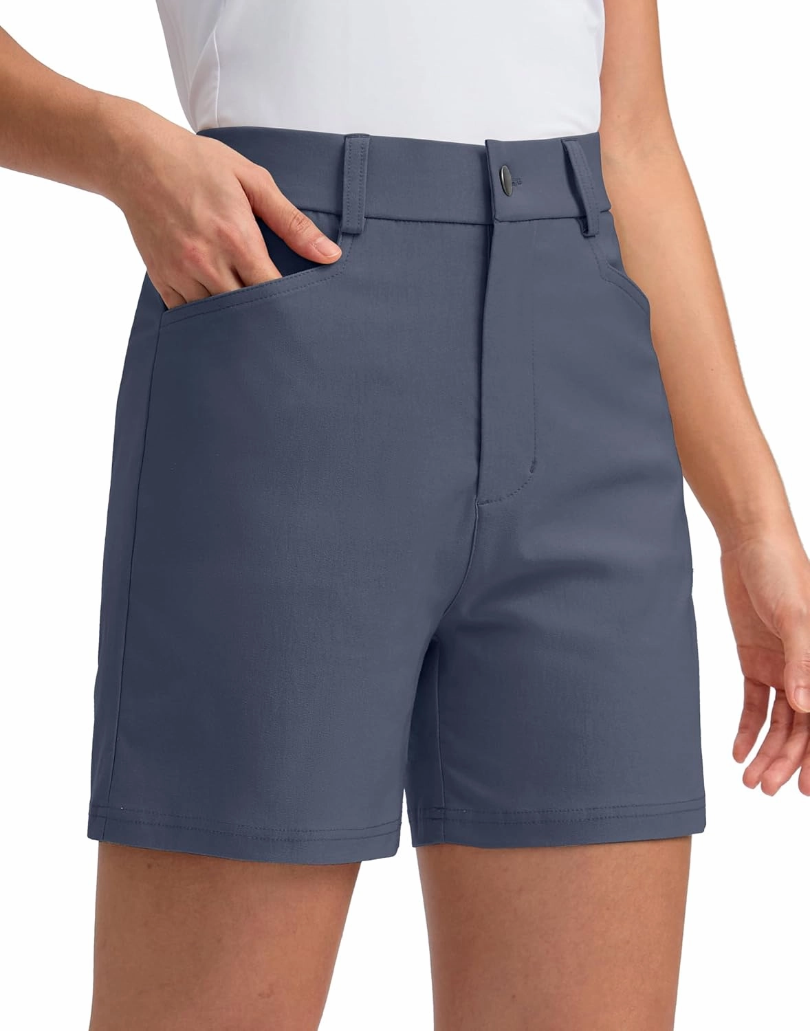 G Gradual 5" Women's Golf Shorts Stretchy Lightweight Outdoor Hiking Shorts with Pockets Shorts for Women Casual Summer