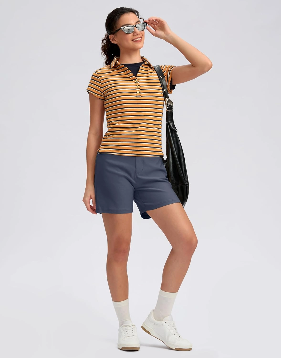 G Gradual 5" Women's Golf Shorts Stretchy Lightweight Outdoor Hiking Shorts with Pockets Shorts for Women Casual Summer