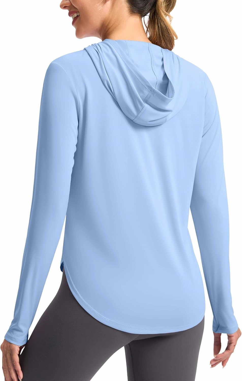 G Gradual Women's UPF 50  Sun Shirt with Hoodie Long Sleeve UV Protection Shirts Lightweight Hiking Fishing Shirts for Women