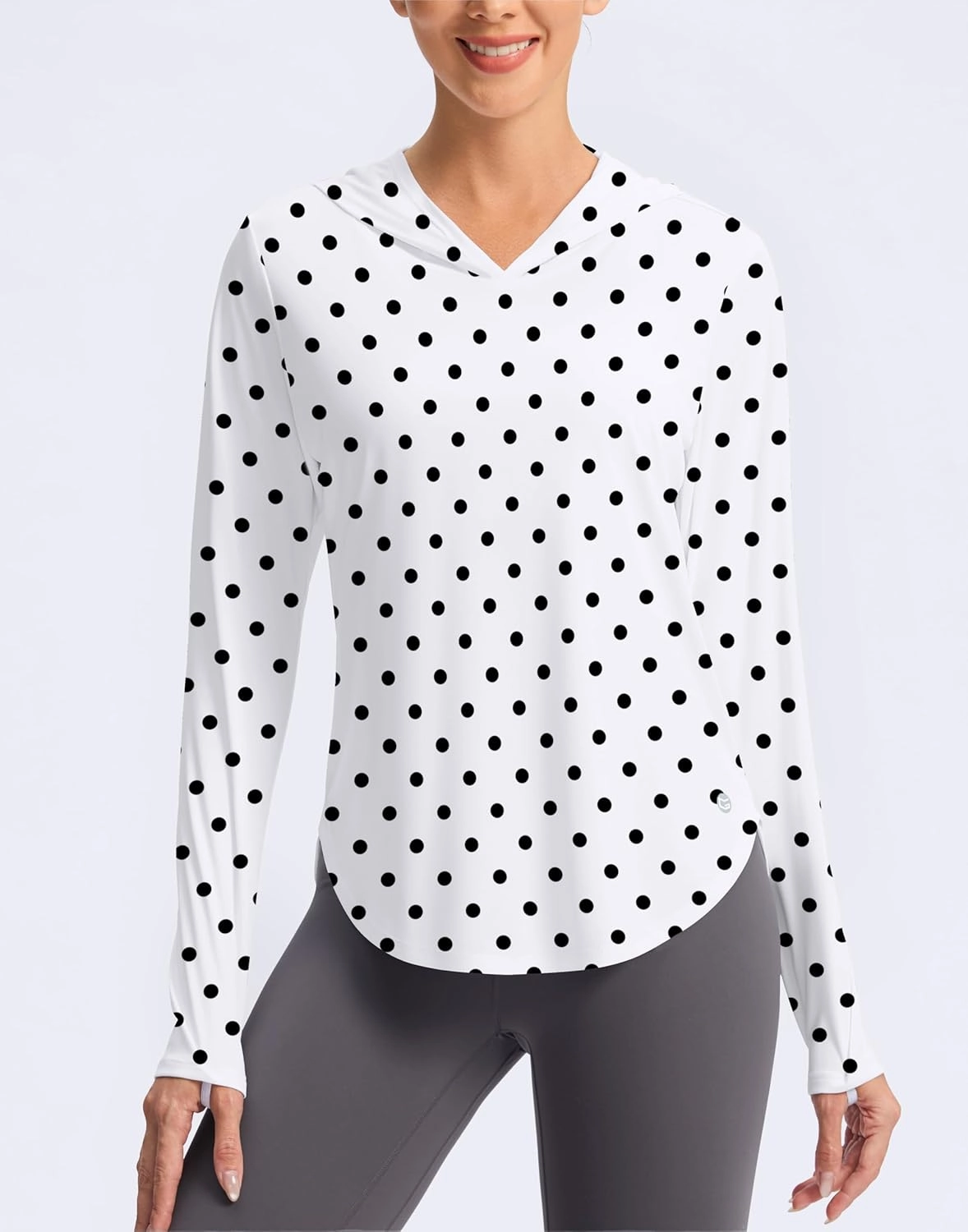 G Gradual Women's UPF 50  Sun Shirt with Hoodie Long Sleeve UV Protection Shirts Lightweight Hiking Fishing Shirts for Women