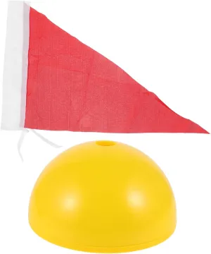 GANAZONO Soccer Training Corner Flag Set with Durable Base Portable Soccer Poles for Agility Training Easy to Transport Quick Setup for Soccer Practice Equipment