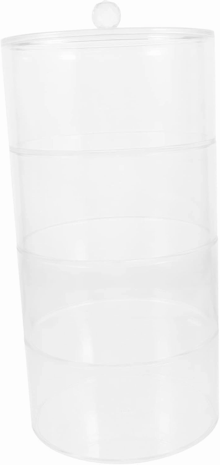 Gatuida Jewelry Display Storage Case Transparent Organizer for Necklaces and Watches Design for Home and Vanity Display Stylish and Modern Jewelry Holder