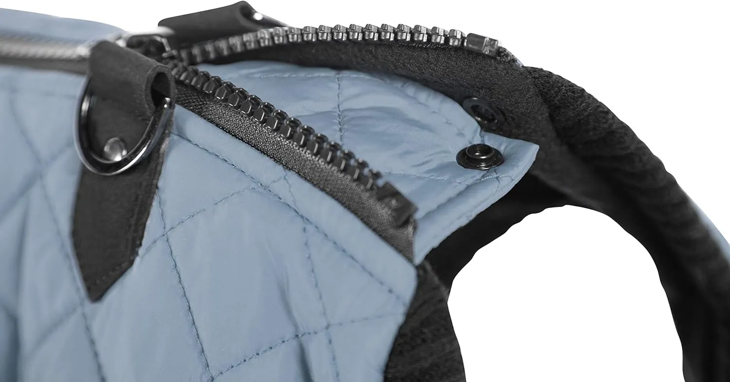 Gooby - Fashion Vest, Small Dog Sweater Bomber Jacket Coat with Stretchable Chest, Gray, Small