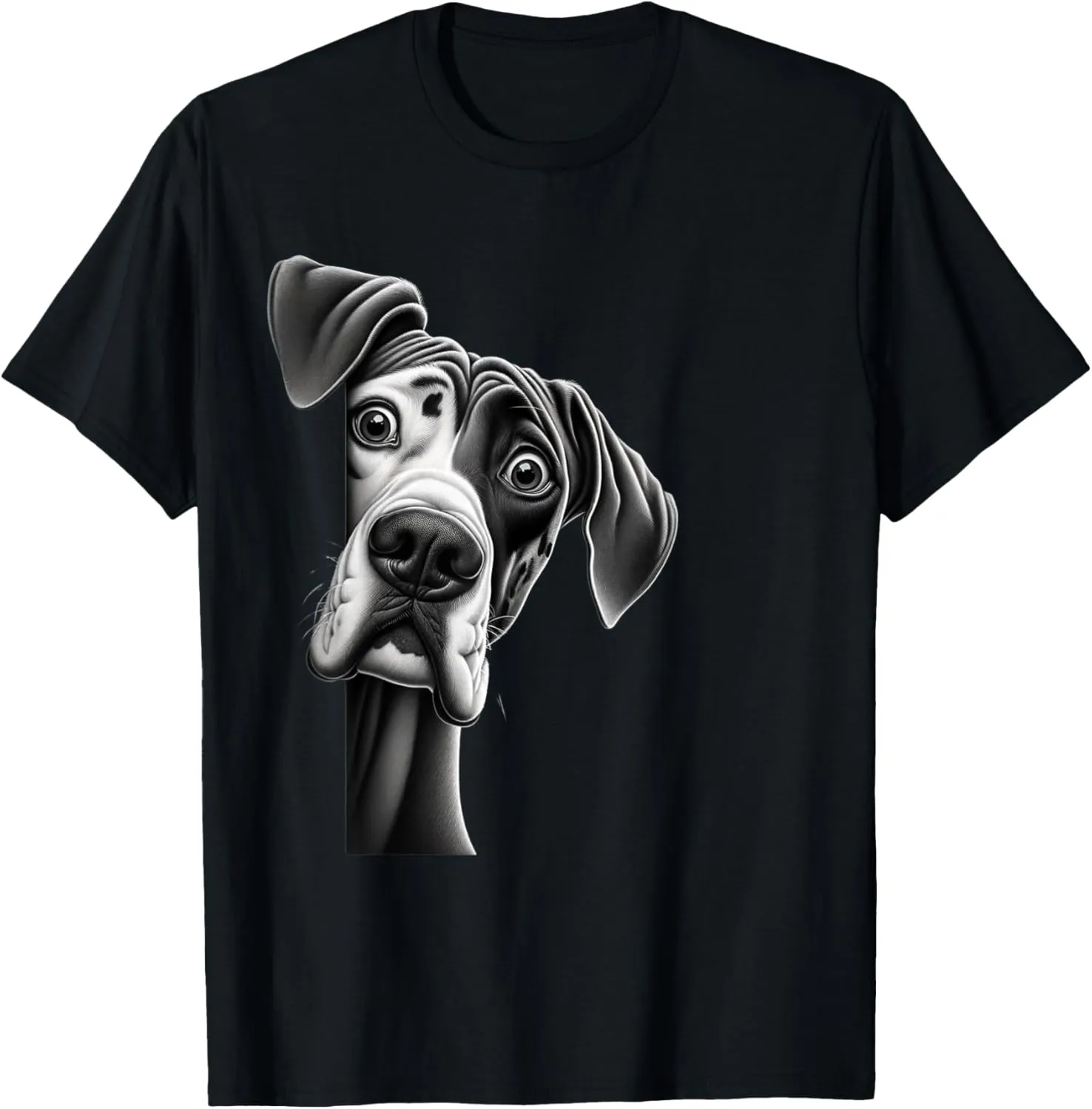 Goofy Giant Adorable Large Gentle Dog Lover Great Dane T-Shirt