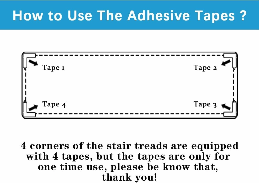 GOYLSER Jute Stair Treads Non Slip for Wooden Steps Set of 15, 8"x30" Anti Slip Grey Stair Mats Indoor Stair Covers Step Pads, Skid Resistant No Adhesive Step Traction, Grey