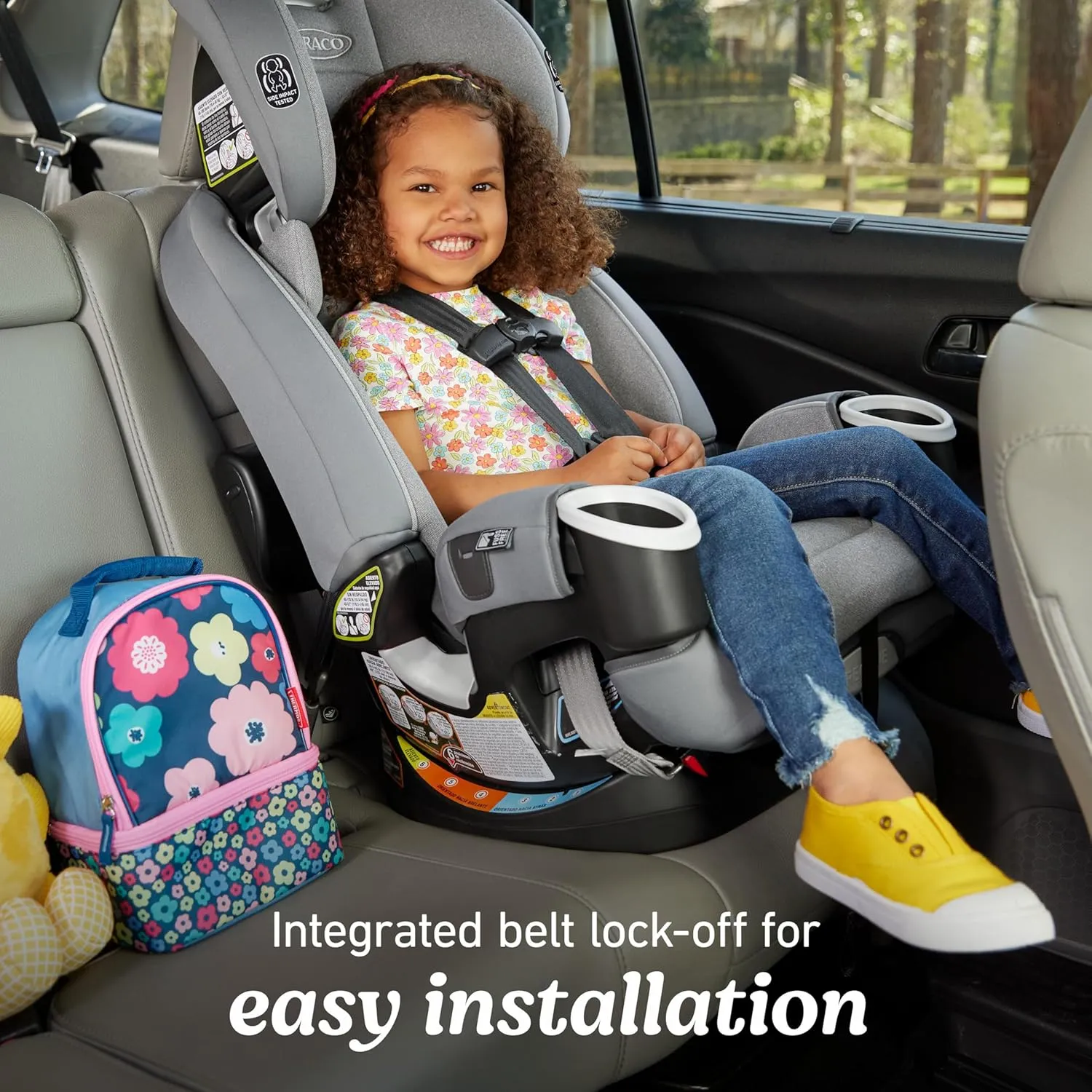Graco 4Ever DLX 4-in-1 Car Seat, Maddox | Infant to Toddler Car Seat, with 10 Years of Use | Rear-Facing, Forward-Facing and Booster Modes | Safe, Comfortable and Convenient