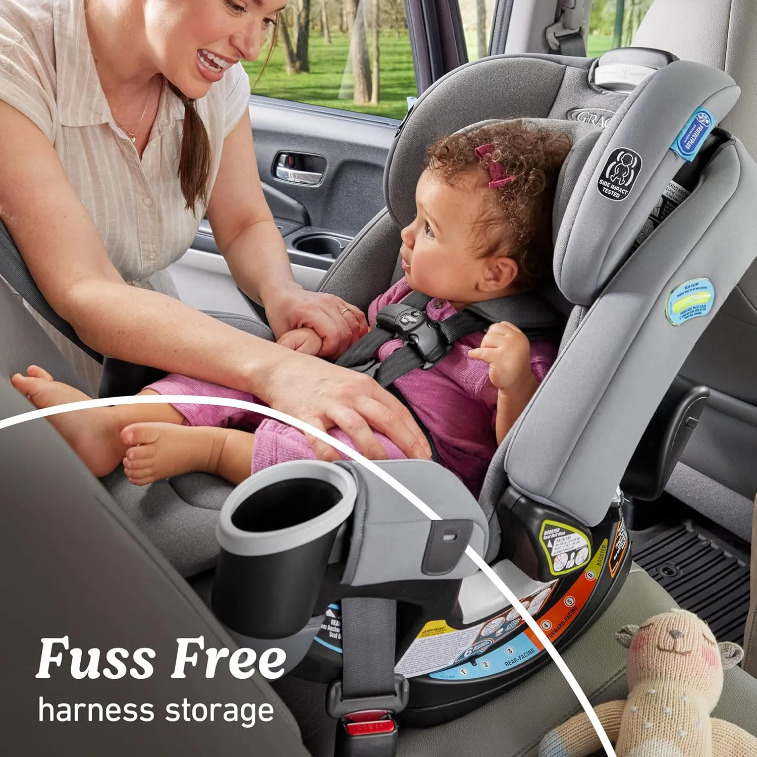 Graco 4Ever DLX 4-in-1 Car Seat, Maddox | Infant to Toddler Car Seat, with 10 Years of Use | Rear-Facing, Forward-Facing and Booster Modes | Safe, Comfortable and Convenient
