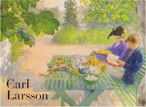 Greeted Card Collection Carl Larsson Artwork Note Cards - Boxed Set of 16 Cards with Envelopes